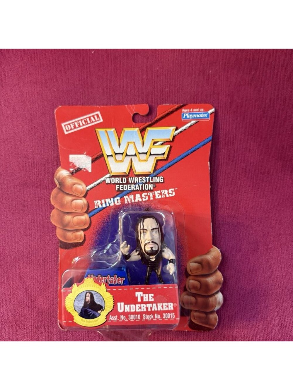 NIP Vintage 1997 WWF Ring Masters Figure - The Undertaker - Sealed